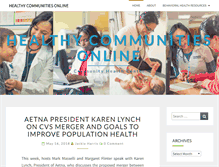 Tablet Screenshot of community.chc1.com